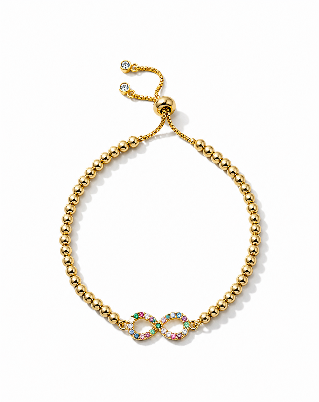 Pulsera Regulable Golden Infinito