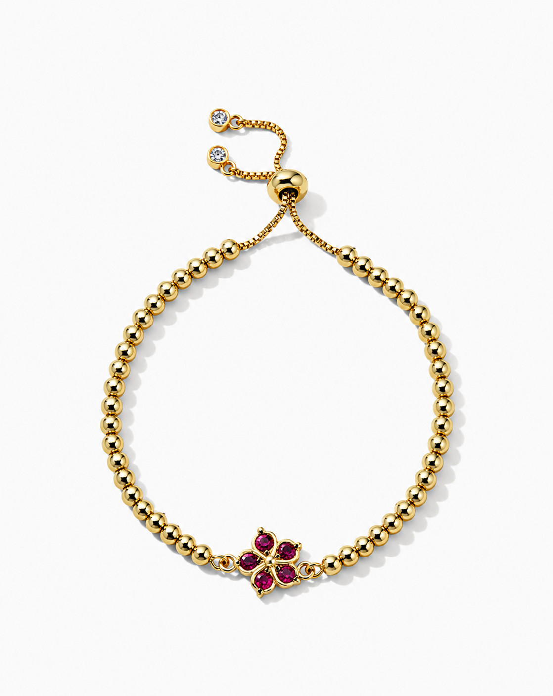 Pulsera Regulable Golden Flor