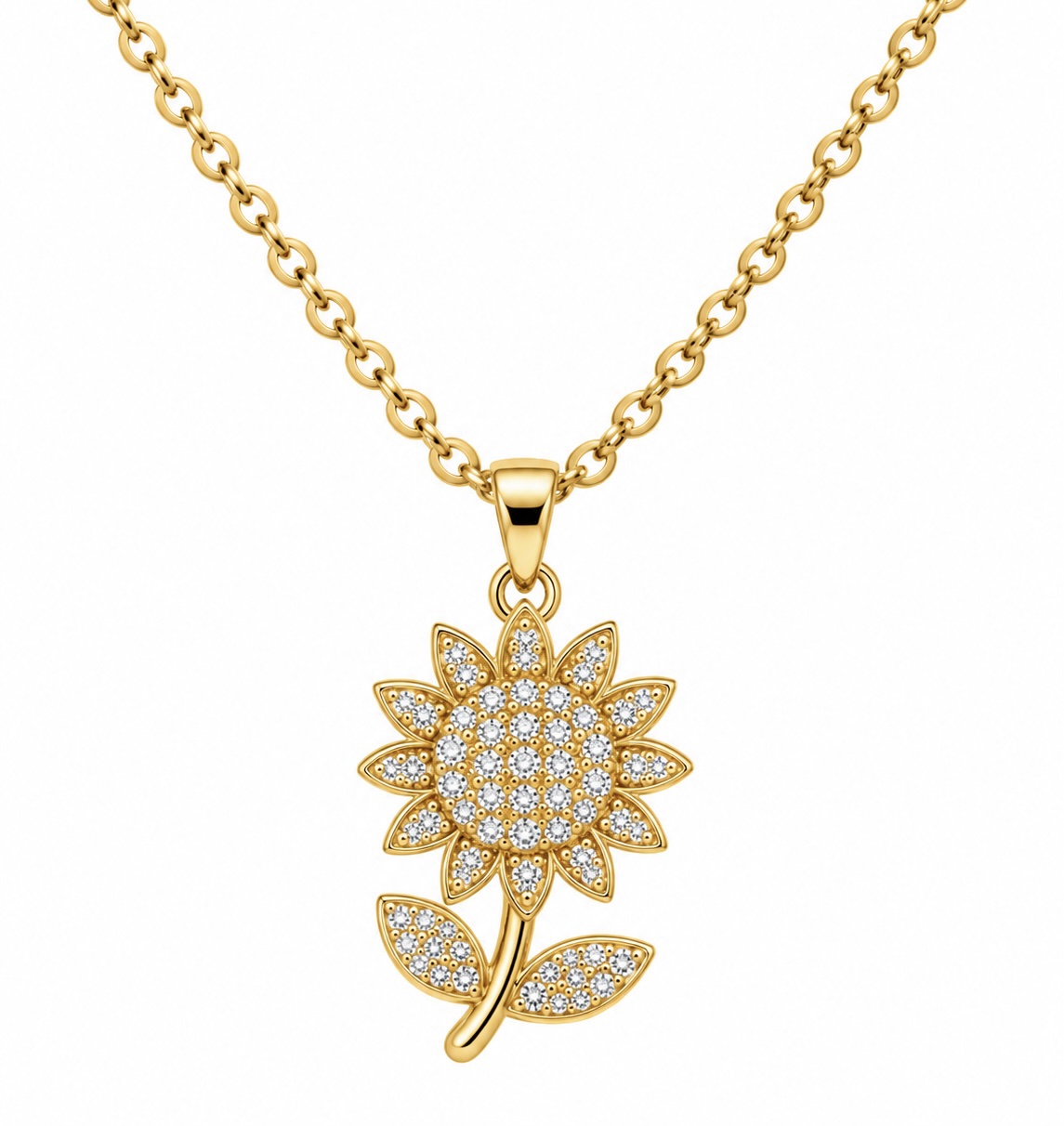 Collar Girasol Giratorio